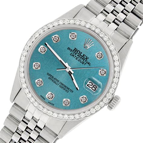 turquoise rolex dial